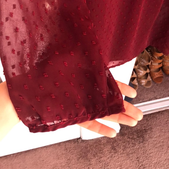 Sheer Patterned Blouse - Picture 4 of 5